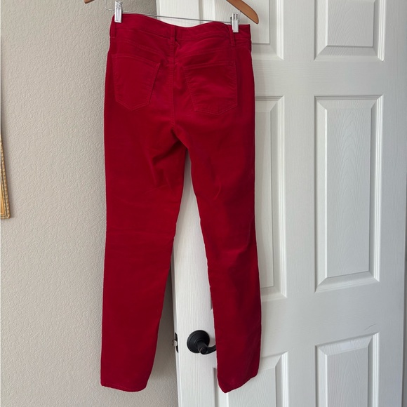 Red velvet Talbots Straight-Leg pants size 4 - Picture 4 of 4
